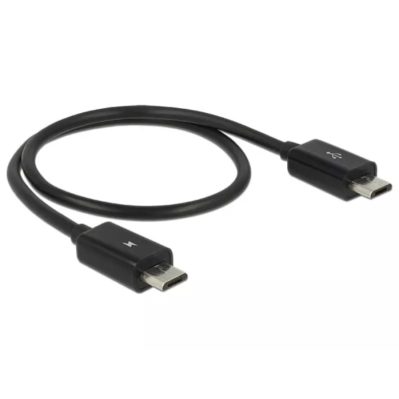 USB cable DeLOCK 83570 USB 2.0 0.3 m USB B Black