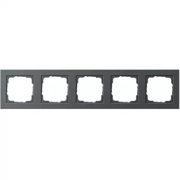 GIRA 021523 Frame 5f Anthracite E2 5-fach E2