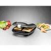 Sandwich maker Rommelsbacher ST 1410 — 4 sandwiches, 1400 W, non-stick plates, black/silver