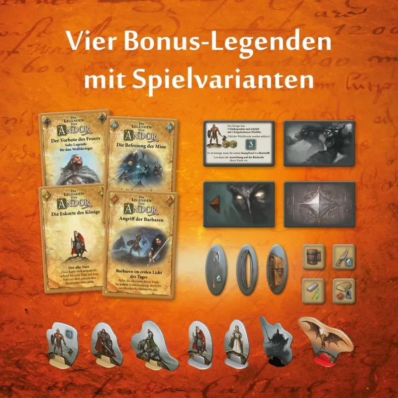 Die Legenden of Andor - Die Bonus-Box, Board Game Expansion