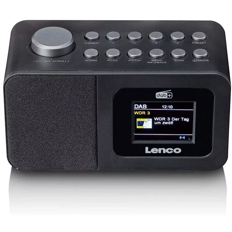 Tabletop radio Lenco CR-625BK — FM/AM receiver with Bluetooth, black