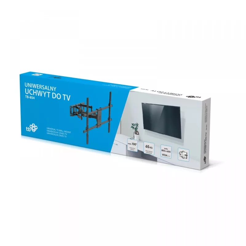 TV mount TB TB-854 for TVs up to 100 in, max 65 kg, VESA 800×600