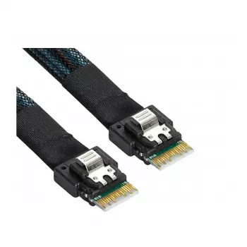 Supermicro Breakout Cable CBL-MCIO-1275S4Y MCIO x8 (STR) auf 2x SlimSAS x4 (STR) SFF8654 75/75cm (CBL-MCIO-1275S4Y)