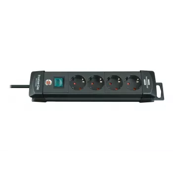Brennenstuhl Premium-Line 4-way black, 1,8 m Premium-Line Power Strip 4-way black 1,8 m H05VV-F 3G1,5 (1951140100)