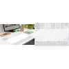 Desk Pad Sigel Pastel H6312 — paper surface, white/grey, fits 2026/2027/2028, 30 sheets