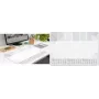 Desk Pad Sigel Pastel H6312 — paper surface, white/grey, fits 2026/2027/2028, 30 sheets