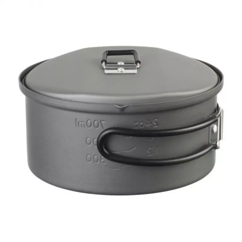 Pot ESBIT PT1100HA camping cookware — Aluminium pot 1.1 L, Ø14.8 cm, 227 g, black