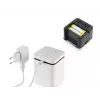 Aroma diffuser Stylies ELARA/WHITE — evaporative, for rooms up to 25 m², 2 h timer, AC/battery/USB, 1.3 W, 74×74×100 mm