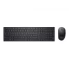 Keyboard and Mouse Set Dell KM5221W Wireless Black