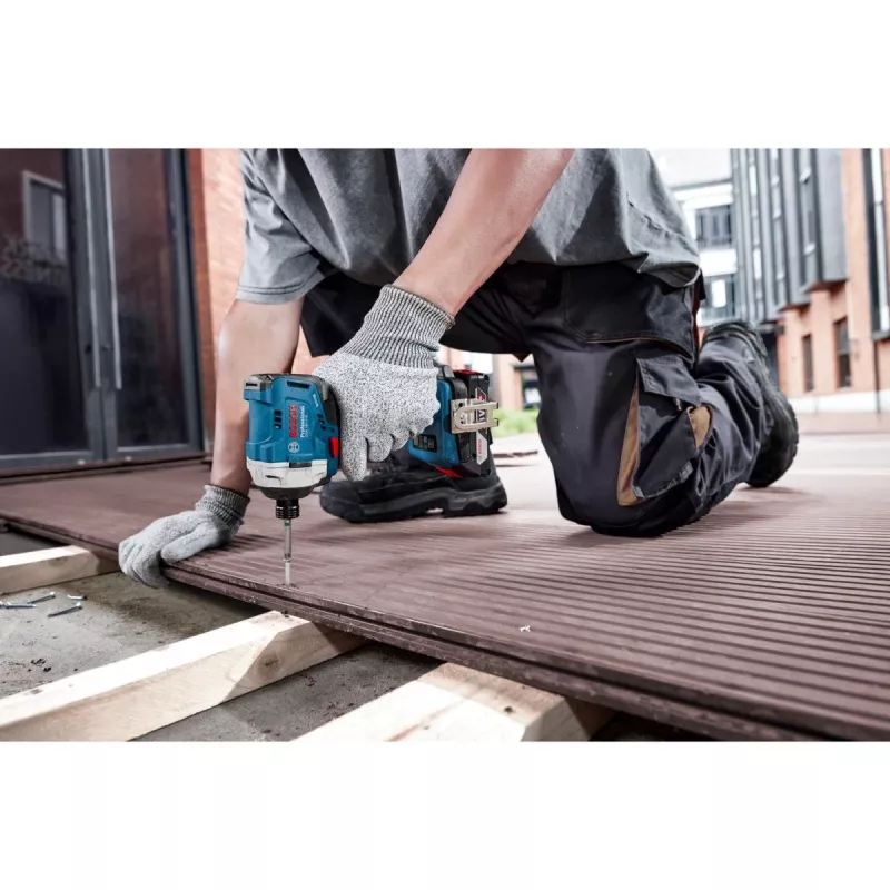 Cordless Impact Wrench Bosch GDR 18V-215 with 2x 4.0Ah Batteries