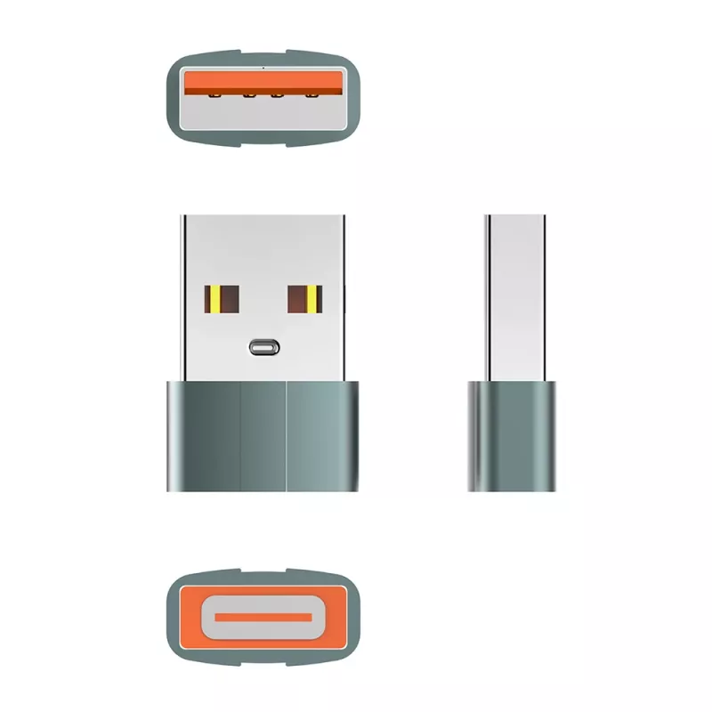 USB-C to USB-A adapter ColorWay CW-AD-CA — USB 3.0 up to 5 Gbps, compact plug-and-play