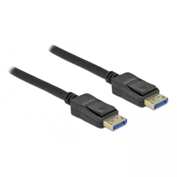 Delock - DisplayPort-Cable - DisplayPort (M) to DisplayPort (M) - DisplayPort 2,0 - 3,0m - Supports 10K 60 Hz (10,240 x 4320) - Black (80263)
