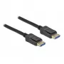 Delock - DisplayPort-Cable - DisplayPort (M) to DisplayPort (M) - DisplayPort 2,0 - 3,0m - Supports 10K 60 Hz (10,240 x 4320) - Black (80263)