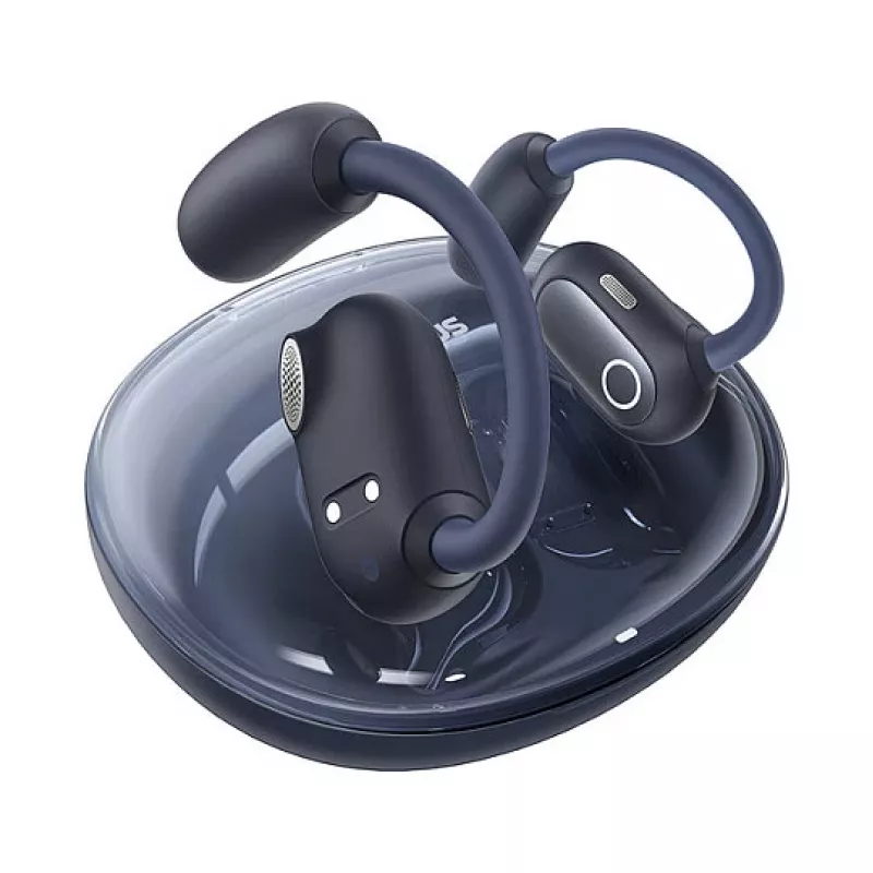 Baseus Eli Sport 1 Open-Ear TWS Cosmic Black USB Cable