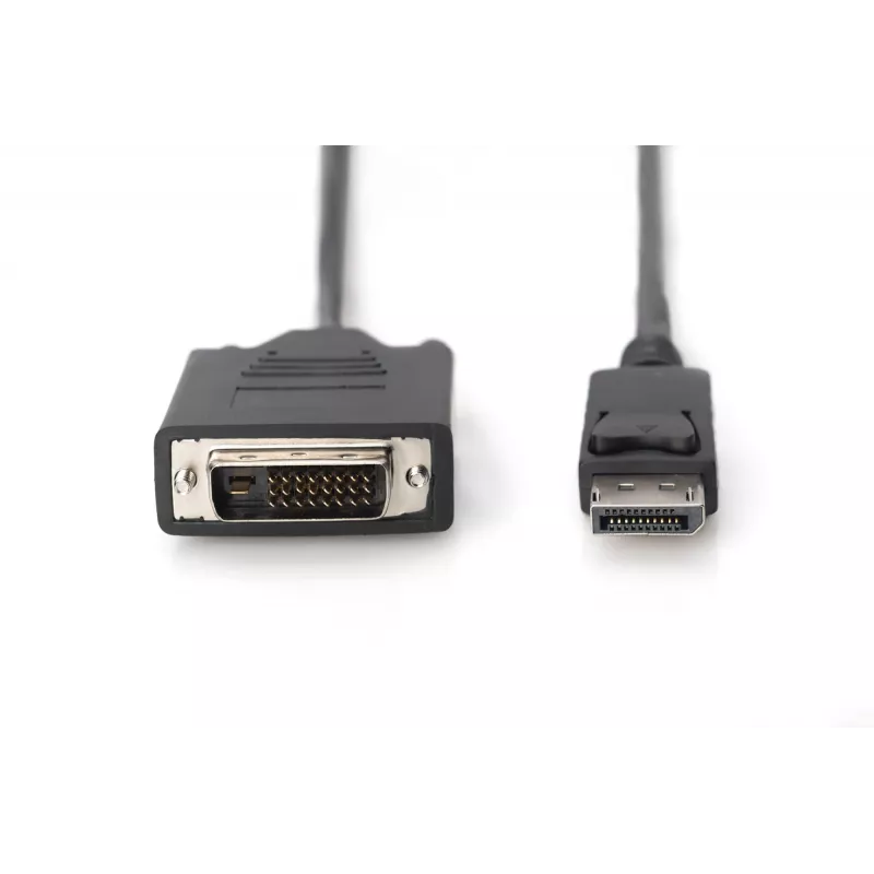 Assmann DisplayPort adapter cable. DP - DVI (24+1) M/M. 1.0m. w/interlock. DP 1.2 compatible. UL. CE. bl (AK-340301-010-S)