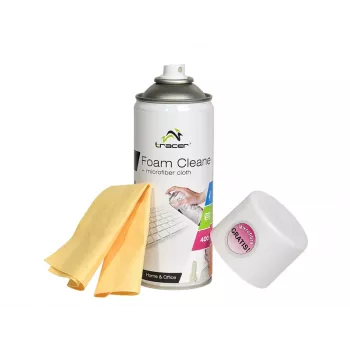 Tracer Cleaning Foam 400ML + Microfiber Cloth