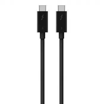 Cable USB C to USB C Belkin F2CD084bt0.8MBK 0.8 m 40 Gbit/s Black