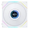 LIAN LI UNI FAN TL LCD 120mm ARGB Case Fans - White 3-Pack