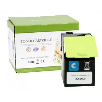 Compatible Static-Control Lexmark 802HC (80C2HC0), Cyan, 3000 p.