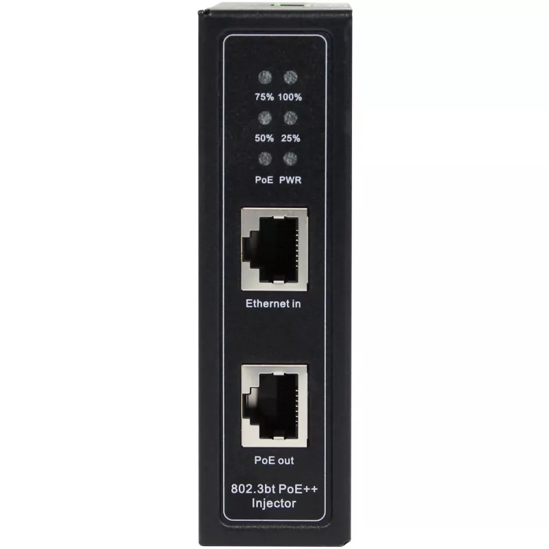 PoE injector ALLNET ALL-PI2014-I-BT90 90W Industrial Gigabit, DIN metal housing