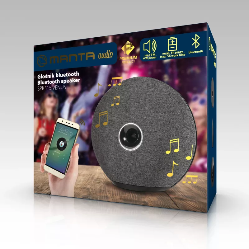 Portable Speaker Manta SPK515 VENUS, Black