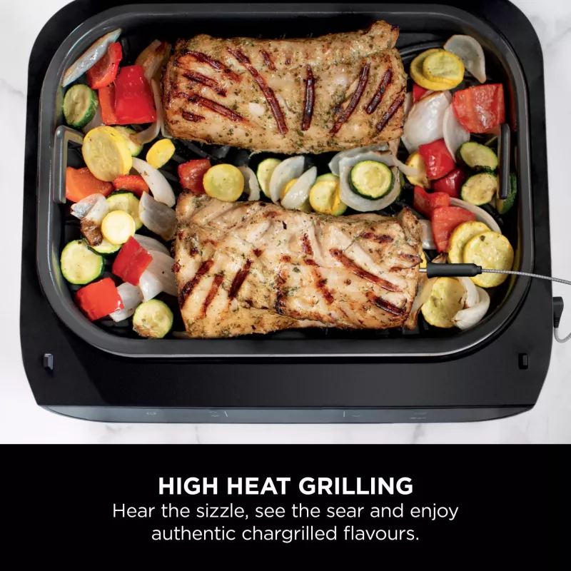 Ninja DG551EU fryer Single 3.8 L Stand-alone 1760 W Hot air fryer Black, Silver