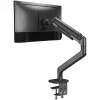 Monitor Mount DIGITUS Single, clamp, for up to 49 inch (124.5 cm), 20 kg, VESA 75x75–100x100, tilt -20° to 50°, height adjustable, black