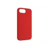 Phone back cover FIXED for Apple iPhone 16e, rubber, red, slim protective case