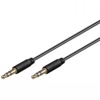 Wentronic Goobay 3,5mm-jack-Connection Cable, 1 m - jack 3,5 mm-Plug (3-Pin, Stereo) > jack 3,5 mm-Plug (3-Pin, Stereo) (69117)