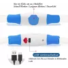 LED Collar KABB Blue for Dogs and Cats — rechargeable, adjustable light-up safety collar