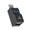 USB hub SBOX H-606 — 3-port USB-A (1x USB 3.0, 2x USB 2.0)