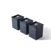 Kitchen storage canister set Salter BW126131EU7 4-piece airtight metal and plastic canisters