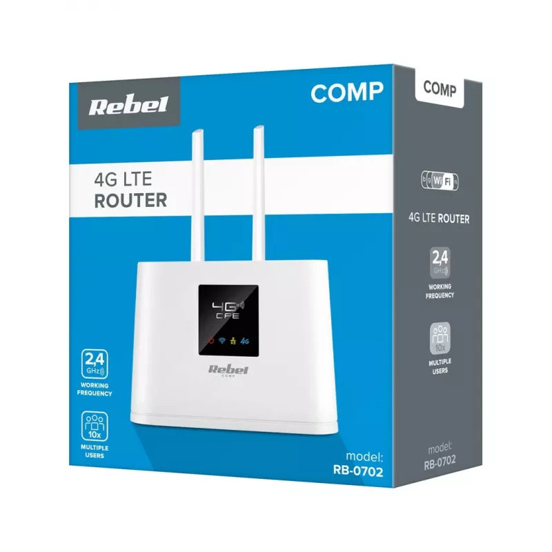 Router Rebel Comp RB-0702 4G LTE — mobile/LTE router, SIM support