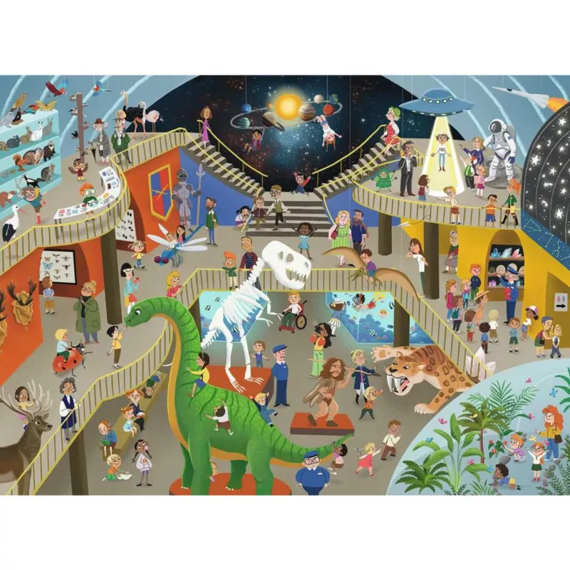 children's puzzle - In the Natural History Museum (200 Pieces)