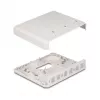 DeLOCK 67052 Keystone surface-mounted box for fiber optic modules, 6-port, white