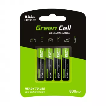 Rechargeable battery Green Cell GR04 AAA NiMH 1.2 V 800 mAh 4 pcs