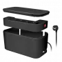 LogiLink Outlet Strip LPS282U 4 safety sockets 2 USB-A 1 USB-C black