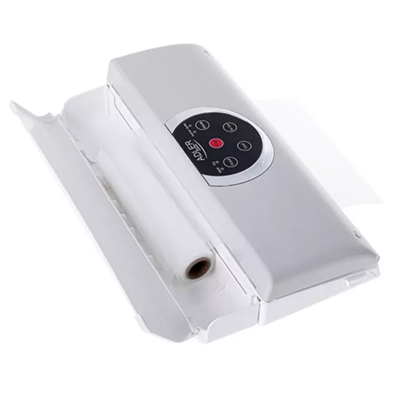 Vacuum sealer Adler AD 4503, 130 W, vacuum -750 to -800 mbar, Type C plug, grey/white