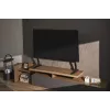 Floor TV stand GEMBIRD TVS-D90F-01 for 45–90 inch TVs, steel, fixed-height, VESA 200x200–800x400, max load 60 kg, 970×800×525 mm