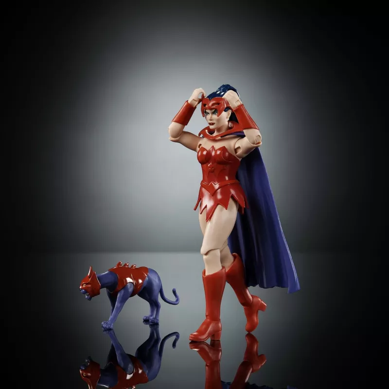 Action figure MATTEL MotU Origins Catra 5.5 inch - collectible articulated figure