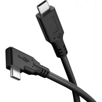 Goobay USB-C -Cable 90° USB4 2 m black - 240 W 40 Gbit/s Power (79433)
