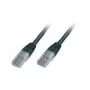 Wentronic Goobay CAT 5e Patch Cable, U/UTP, Black, 0.5 m - CCA Copper Mix (68643)
