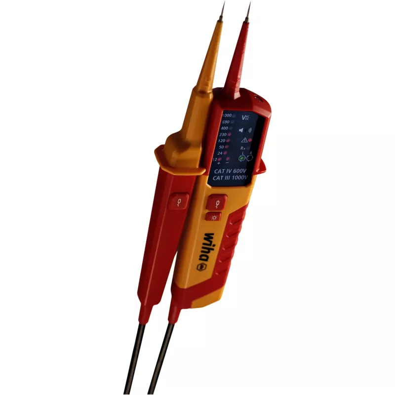 Voltage and continuity tester Wiha 45216 12–1000 V AC, handheld tester for AC voltage and continuity