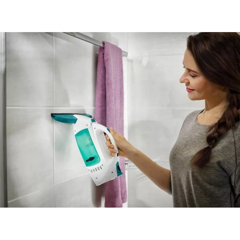Leifheit Window Vacuum Glass Cleaner Dry&Clean with Handle & Wiping Brush 51003