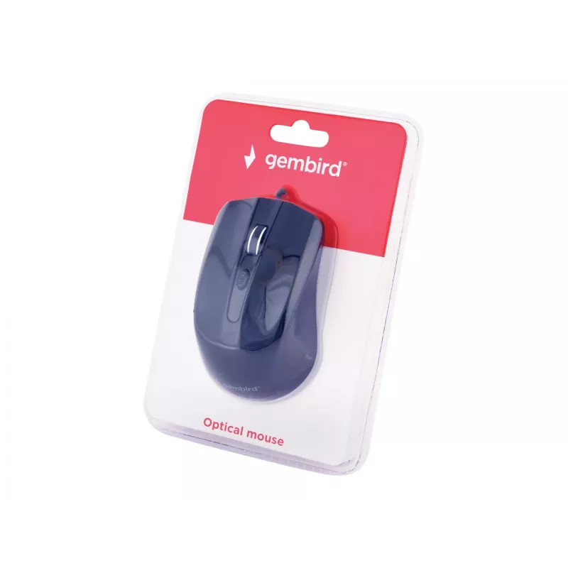 Gembird MUS-4B-01 mouse Ambidextrous USB Type-A Optical 1200 DPI