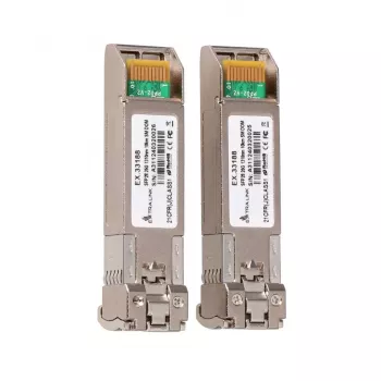 Extralink SFP28 25G 2-Pack | SFP28 Module | 25Gbps, LC/UPC Duplex, 1310nm, 10km, single mode, DOM network transceiver module