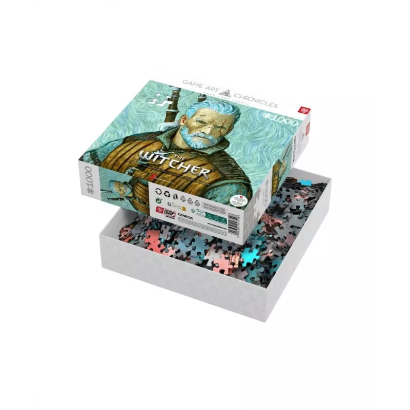 Jigsaw puzzle Cenega The Witcher Geralt & Vincent van Gogh 1000 pcs