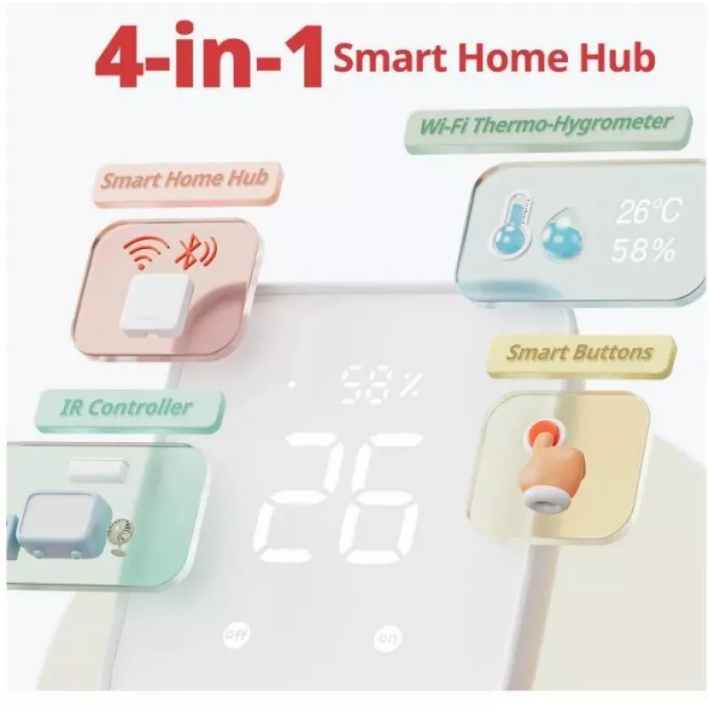 Smart Home Hub SwitchBot W3202100 — Wi‑Fi and Bluetooth gateway for SwitchBot devices