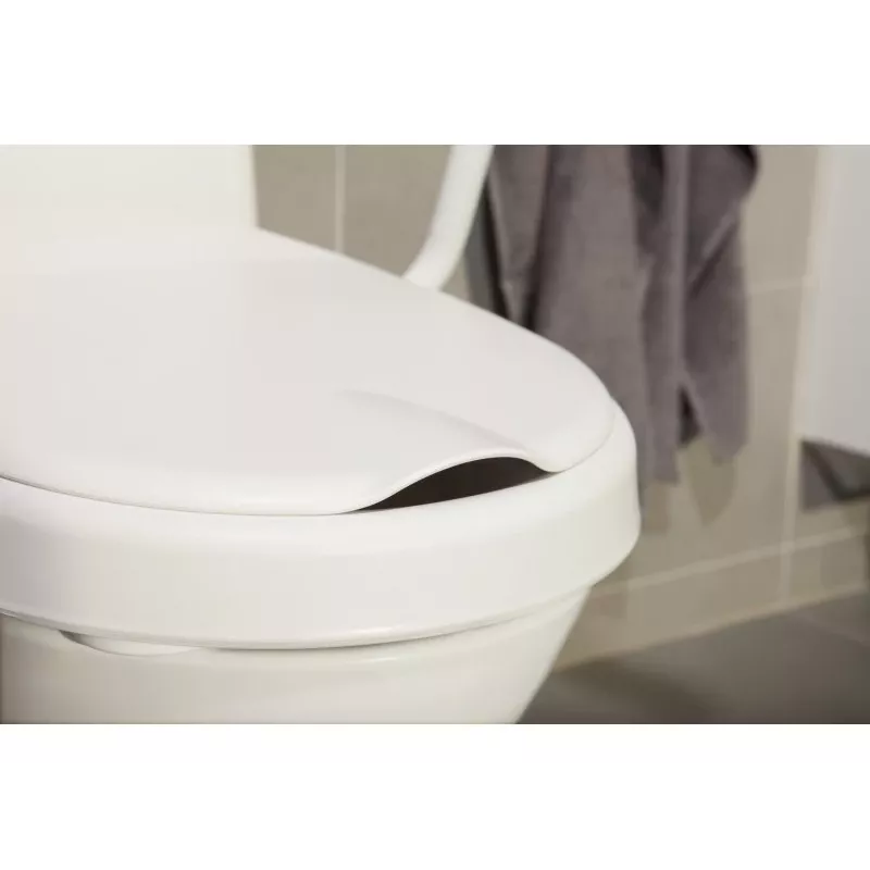 Etac Hi-Loo raised toilet seat with lid, 10 cm