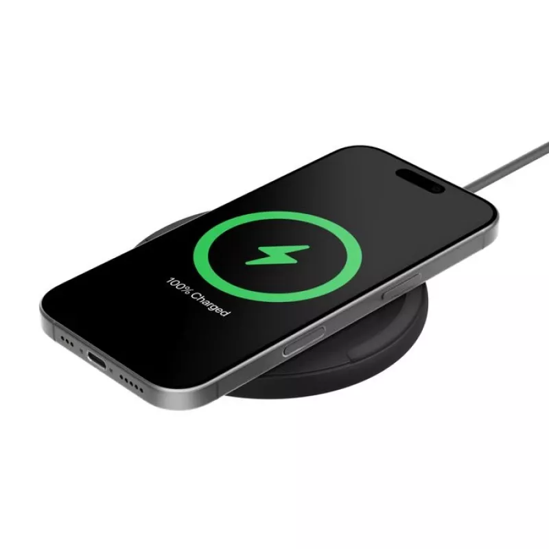 Wireless charger Belkin WIA012KQBK 15W with 20W power adapter, black